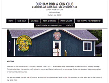 Tablet Screenshot of durhamrodandgunclub.org